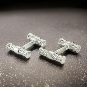 David Yurman Estate Men Cufflinks Sterling Silver DY110